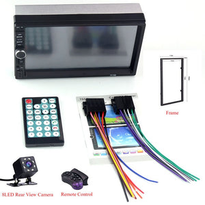 HD 7" autoradio 2 din car radio coche recorder