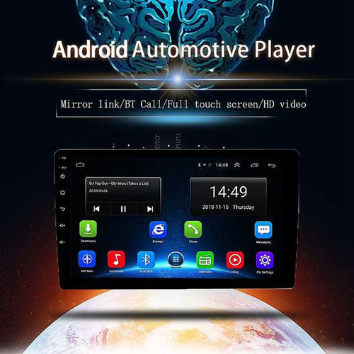 1DIN Adjustable 10 Inch Car Stereo Radio Android 8.1