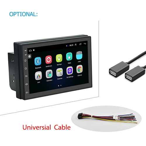 Podofo Android Din Car Radio Multimedia Video